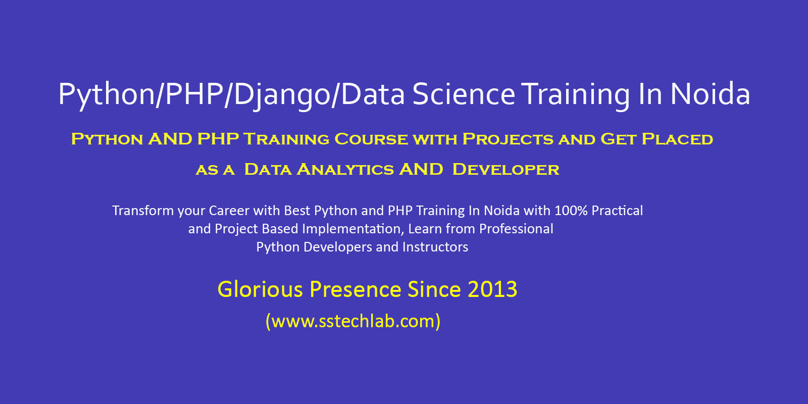 Best PHP Training Institute In Noida SS-TECH